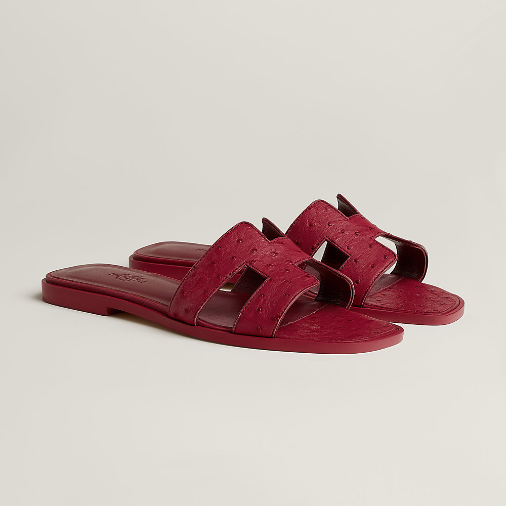 0RAN SANDAL ROUGE DE TURIN